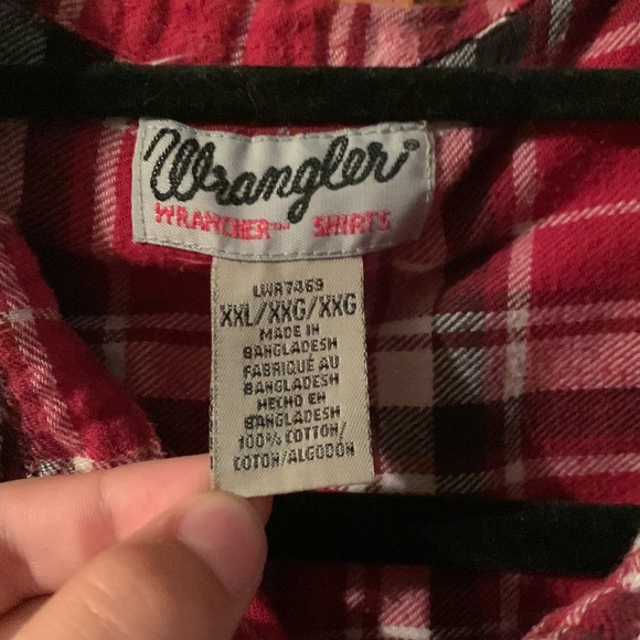 Wrangler classic red flannel - Picture 4 of 5